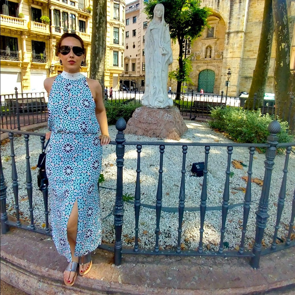 Summer halter dress